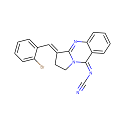 N#C/N=c1/c2ccccc2nc2n1CC/C2=C\c1ccccc1Br ZINC000101010279