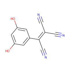 N#CC(C#N)=C(C#N)c1cc(O)cc(O)c1 ZINC000044358261