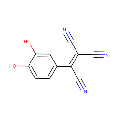 N#CC(C#N)=C(C#N)c1ccc(O)c(O)c1 ZINC000044430798