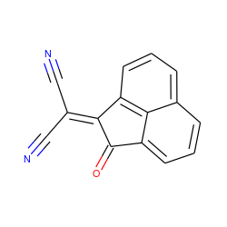 N#CC(C#N)=C1C(=O)c2cccc3cccc1c23 ZINC000000497930