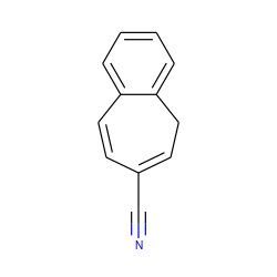 N#CC1=CCc2ccccc2C=C1 ZINC000169352509