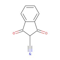 N#CC1C(=O)c2ccccc2C1=O ZINC000100102142