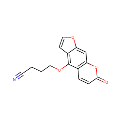 N#CCCCOc1c2ccoc2cc2oc(=O)ccc12 ZINC000038276965