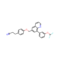 N#CCCc1ccc(OCc2cc(-c3cccc(OC(F)F)c3)c3ncccc3c2)cc1 ZINC000058650345