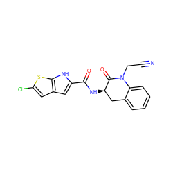 N#CCN1C(=O)[C@H](NC(=O)c2cc3cc(Cl)sc3[nH]2)Cc2ccccc21 ZINC000028818292