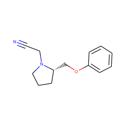 N#CCN1CCC[C@H]1COc1ccccc1 ZINC000026379933