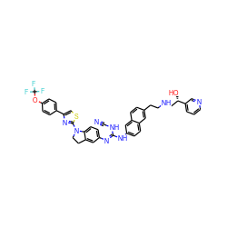 N#CN/C(=N\c1ccc2c(c1)CCN2c1nc(-c2ccc(OC(F)(F)F)cc2)cs1)Nc1ccc2cc(CCNC[C@H](O)c3cccnc3)ccc2c1 ZINC000095548264