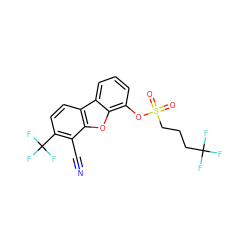 N#Cc1c(C(F)(F)F)ccc2c1oc1c(OS(=O)(=O)CCCC(F)(F)F)cccc12 ZINC000072141268