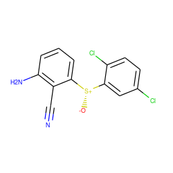 N#Cc1c(N)cccc1[S@@+]([O-])c1cc(Cl)ccc1Cl ZINC000005932915