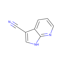 N#Cc1c[nH]c2ncccc12 ZINC000014984912