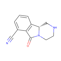 N#Cc1cccc2c1C(=O)N1CCNC[C@@H]21 ZINC000034445634