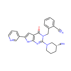 N#Cc1ccccc1Cn1c(N2CCC[C@@H](N)C2)nc2[nH]c(-c3cccnc3)cc2c1=O ZINC000084635013