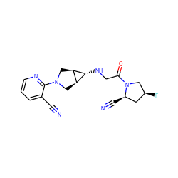 N#Cc1cccnc1N1C[C@H]2[C@H](NCC(=O)N3C[C@@H](F)C[C@H]3C#N)[C@H]2C1 ZINC000101180039