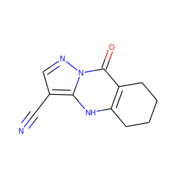 N#Cc1cnn2c(=O)c3c([nH]c12)CCCC3 ZINC000100224517