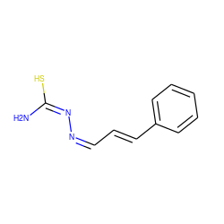 N/C(S)=N\N=C/C=C/c1ccccc1 ZINC000011536049