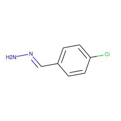 N/N=C/c1ccc(Cl)cc1 ZINC000003075609