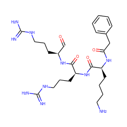 N=C(N)NCCC[C@@H](C=O)NC(=O)[C@H](CCCNC(=N)N)NC(=O)[C@H](CCCCN)NC(=O)Cc1ccccc1 ZINC000044405999