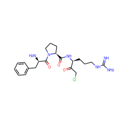 N=C(N)NCCC[C@H](NC(=O)[C@@H]1CCCN1C(=O)[C@H](N)Cc1ccccc1)C(=O)CCl ZINC000026376363