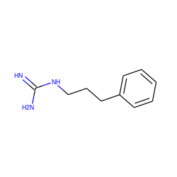 N=C(N)NCCCc1ccccc1 ZINC000001571119