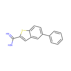 N=C(N)c1cc2cc(-c3ccccc3)ccc2s1 ZINC000045367319