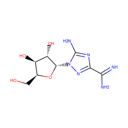 N=C(N)c1nc(N)n([C@@H]2O[C@@H](CO)[C@@H](O)[C@@H]2O)n1 ZINC000026997584