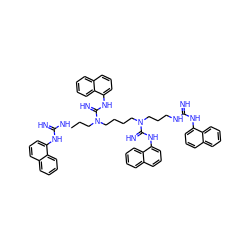 N=C(NCCCN(CCCCN(CCCNC(=N)Nc1cccc2ccccc12)C(=N)Nc1cccc2ccccc12)C(=N)Nc1cccc2ccccc12)Nc1cccc2ccccc12 ZINC000150537531