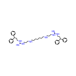 N=C(NCCCNCCCCCCCNCCCNC(=N)NCCC(c1ccccc1)c1ccccc1)NCCC(c1ccccc1)c1ccccc1 ZINC000037858553