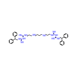 N=C(NCCCNCCCCNCCCNC(=N)NC(=N)NCC(c1ccccc1)c1ccccc1)NC(=N)NCC(c1ccccc1)c1ccccc1 ZINC000037858555