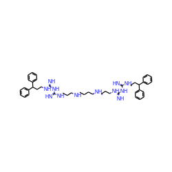 N=C(NCCCNCCCCNCCCNC(=N)NC(=N)NCCC(c1ccccc1)c1ccccc1)NC(=N)NCCC(c1ccccc1)c1ccccc1 ZINC000037858556