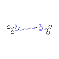 N=C(NCCCNCCCNCCCNC(=N)NC(=N)NCC(c1ccccc1)c1ccccc1)NC(=N)NCC(c1ccccc1)c1ccccc1 ZINC000037858557