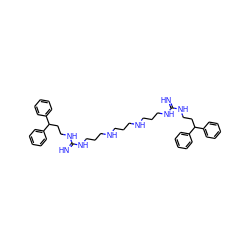 N=C(NCCCNCCCNCCCNC(=N)NCCC(c1ccccc1)c1ccccc1)NCCC(c1ccccc1)c1ccccc1 ZINC000037858551