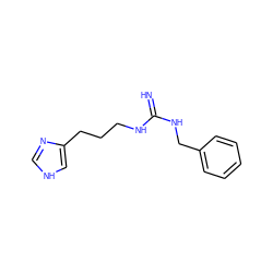 N=C(NCCCc1c[nH]cn1)NCc1ccccc1 ZINC000042920773