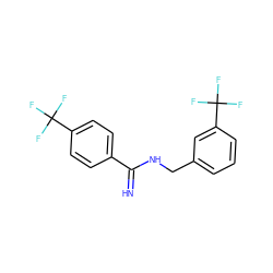 N=C(NCc1cccc(C(F)(F)F)c1)c1ccc(C(F)(F)F)cc1 ZINC000013487857