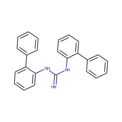 N=C(Nc1ccccc1-c1ccccc1)Nc1ccccc1-c1ccccc1 ZINC000013733748