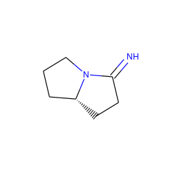 N=C1CC[C@@H]2CCCN12 ZINC000028373521