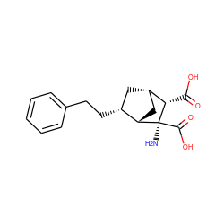 N[C@@]1(C(=O)O)[C@@H](C(=O)O)[C@@H]2C[C@H]1[C@H](CCc1ccccc1)C2 ZINC000064549487