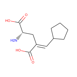 N[C@@H](C/C(=C\C1CCCC1)C(=O)O)C(=O)O ZINC000000017280