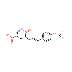 N[C@@H](C[C@@H](C/C=C/c1ccc(OC(F)(F)F)cc1)C(=O)O)C(=O)O ZINC000013808443