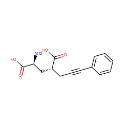 N[C@@H](C[C@@H](CC#Cc1ccccc1)C(=O)O)C(=O)O ZINC000001903208