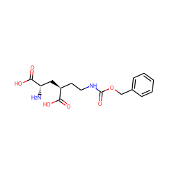 N[C@@H](C[C@@H](CCNC(=O)OCc1ccccc1)C(=O)O)C(=O)O ZINC000095595363