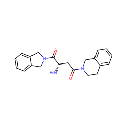 N[C@@H](CC(=O)N1CCc2ccccc2C1)C(=O)N1Cc2ccccc2C1 ZINC000014949358