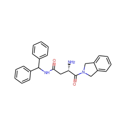 N[C@@H](CC(=O)NC(c1ccccc1)c1ccccc1)C(=O)N1Cc2ccccc2C1 ZINC000072105955