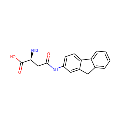 N[C@@H](CC(=O)Nc1ccc2c(c1)Cc1ccccc1-2)C(=O)O ZINC000013982532