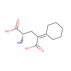 N[C@@H](CC(C(=O)O)=C1CCCCC1)C(=O)O ZINC000000017279