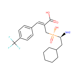 N[C@@H](CC1CCCCC1)[P@](=O)(O)C/C(=C\c1ccc(C(F)(F)F)cc1)C(=O)O ZINC000027109265