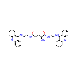 N[C@@H](CCC(=O)NCCNc1c2c(nc3ccccc13)CCCC2)C(=O)NCCNc1c2c(nc3ccccc13)CCCC2 ZINC000044087079