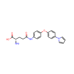 N[C@@H](CCC(=O)Nc1ccc(Oc2ccc(-n3cccc3)cc2)cc1)C(=O)O ZINC000040402836