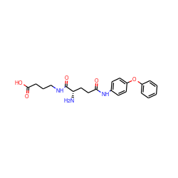 N[C@@H](CCC(=O)Nc1ccc(Oc2ccccc2)cc1)C(=O)NCCCC(=O)O ZINC000040918220