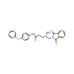 N[C@@H](CCC(=O)Nc1ccc(Oc2ccccc2)cc1)CN1C(=O)c2ccccc2C1=O ZINC000040935921