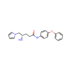 N[C@@H](CCC(=O)Nc1ccc(Oc2ccccc2)cc1)Cn1cccc1 ZINC000040935919